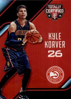 2015-16 Panini Totally Certified - Mirror Red #61 Kyle Korver Front