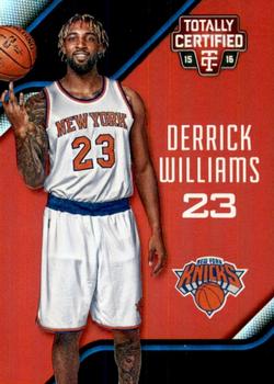 2015-16 Panini Totally Certified - Mirror Red #62 Derrick Williams Front