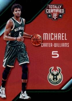 2015-16 Panini Totally Certified - Mirror Red #73 Michael Carter-Williams Front