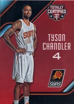 2015-16 Panini Totally Certified - Mirror Red #86 Tyson Chandler Front