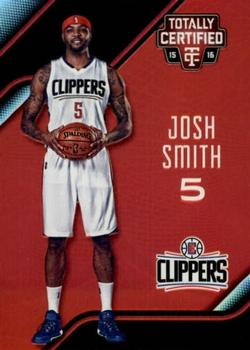 2015-16 Panini Totally Certified - Mirror Red #89 Josh Smith Front