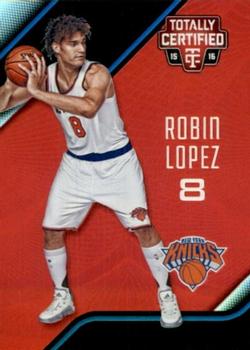2015-16 Panini Totally Certified - Mirror Red #135 Robin Lopez Front