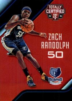 2015-16 Panini Totally Certified - Mirror Red #146 Zach Randolph Front