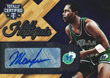 2015-16 Panini Totally Certified - Certified Hall Hopefuls Signatures #HH-MA Mark Aguirre Front