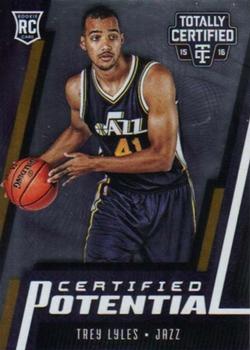 2015-16 Panini Totally Certified - Certified Potential #15 Trey Lyles Front