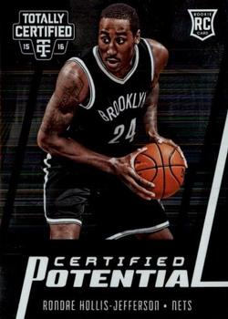 2015-16 Panini Totally Certified - Certified Potential #24 Rondae Hollis-Jefferson Front