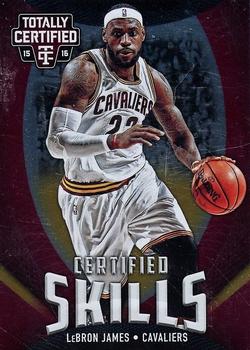 2015-16 Panini Totally Certified - Certified Skills #13 LeBron James Front