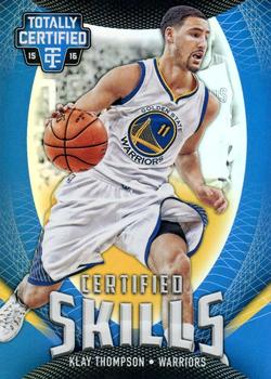 2015-16 Panini Totally Certified - Certified Skills Mirror #1 Klay Thompson Front