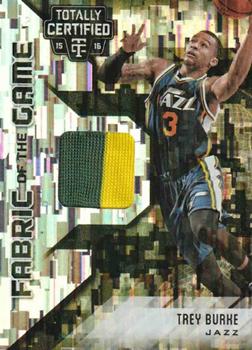 2015-16 Panini Totally Certified - Fabric of the Game Materials Camo #FG-TB Trey Burke Front