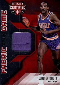 2015-16 Panini Totally Certified - Fabric of the Game Materials Red #FG-WD Walter Davis Front