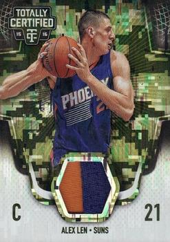 2015-16 Panini Totally Certified - Totally Certified Materials Camo #TCM-AL Alex Len Front