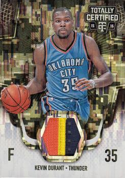 2015-16 Panini Totally Certified - Totally Certified Materials Camo #TCM-KD Kevin Durant Front