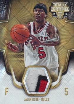 2015-16 Panini Totally Certified - Totally Certified Materials Gold #TCM-JR Jalen Rose Front