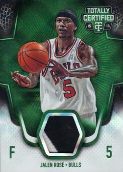 2015-16 Panini Totally Certified - Totally Certified Materials Green #TCM-JR Jalen Rose Front