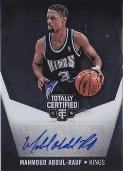 2015-16 Panini Totally Certified - Totally Certified Signatures #TC-MAR Mahmoud Abdul-Rauf Front
