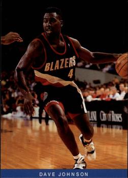 1992-93 Franz Portland Trail Blazers #18 Dave Johnson Front