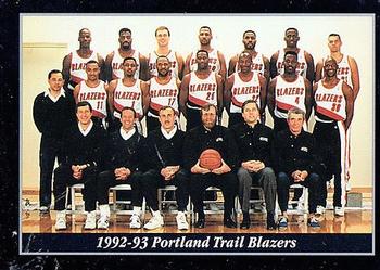 1993-94 Franz Portland Trail Blazers #1 1992-93 Portland Trail Blazers Front