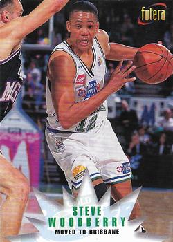 1996 Futera NBL #30 Steve Woodberry Front