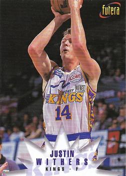 1996 Futera NBL #75 Justin Withers Front