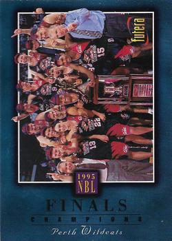 1996 Futera NBL #98 Championship Team/Perth Wildcats Front