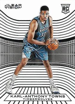 2015-16 Panini Clear Vision #82 Karl-Anthony Towns Front