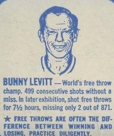 1969 Converse Staff #NNO Bunny Levitt Front