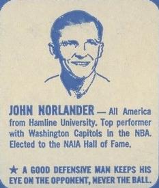 1969 Converse Staff #NNO John Norlander Front
