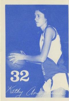 1980-81 New Orleans Pride WBL #1 Kathy Andrykowski Front
