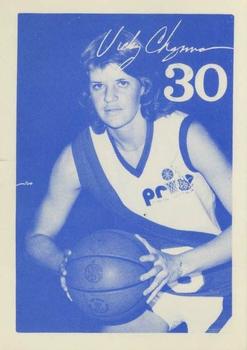 1980-81 New Orleans Pride WBL #4 Vicky Chapman Front
