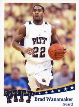 2009-10 Pittsburgh Panthers Team Issue #14 Brad Wanamaker Front