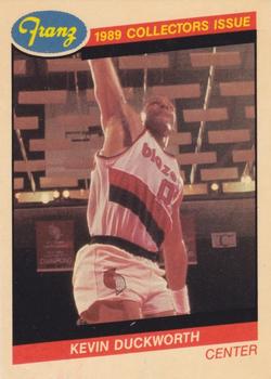 1988-89 Fleer Franz Portland Trail Blazers #5 Kevin Duckworth Front