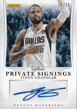 2012-13 Panini NBA Finals Private Signings #TC Tyson Chandler Front