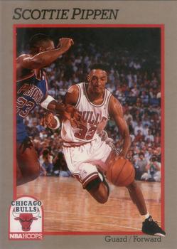 1992 Hoops 100 Superstars #16 Scottie Pippen Front