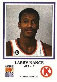 1987-88 Circle K Phoenix Suns #11 Larry Nance Front