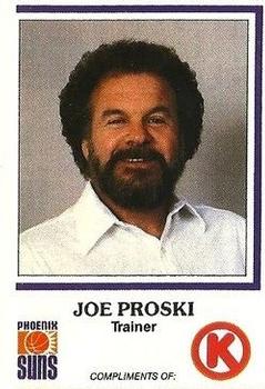 1987-88 Circle K Phoenix Suns #12 Joe Proski Front