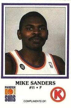 1987-88 Circle K Phoenix Suns #13 Mike Sanders Front