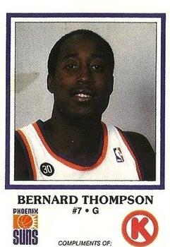 1987-88 Circle K Phoenix Suns #14 Bernard Thompson Front