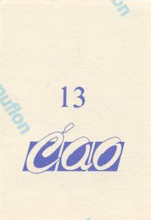 1989 CAO Muflon Yugoslavian #13 Muggsy Bogues Back
