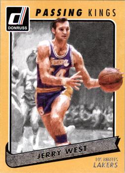 2015-16 Donruss - Passing Kings #16 Jerry West Front