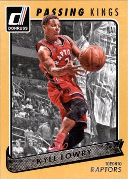 2015-16 Donruss - Passing Kings #30 Kyle Lowry Front