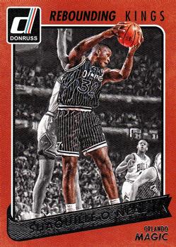 2015-16 Donruss - Rebounding Kings #13 Shaquille O'Neal Front
