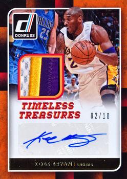 2015-16 Donruss - Timeless Treasures Prime #TT-KB Kobe Bryant Front