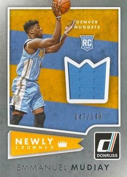 2015-16 Donruss - Newly Crowned #2 Emmanuel Mudiay Front