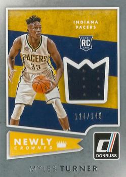 2015-16 Donruss - Newly Crowned #14 Myles Turner Front