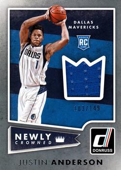 2015-16 Donruss - Newly Crowned #21 Justin Anderson Front
