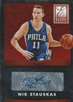 2015-16 Donruss - Elite Signatures Red #ES-NS Nik Stauskas Front