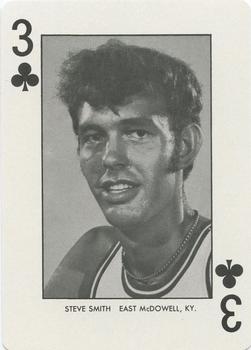 1973-74 NC State Wolfpack Playing Cards #3♣ Steve Smith Front