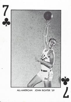 1973-74 NC State Wolfpack Playing Cards #7♣ John Richter Front