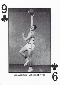 1973-74 NC State Wolfpack Playing Cards #9♣ Vic Molodet Front