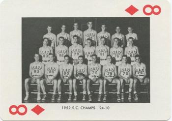 1973-74 NC State Wolfpack Playing Cards #8♦ 1952 S.C. Champs Front